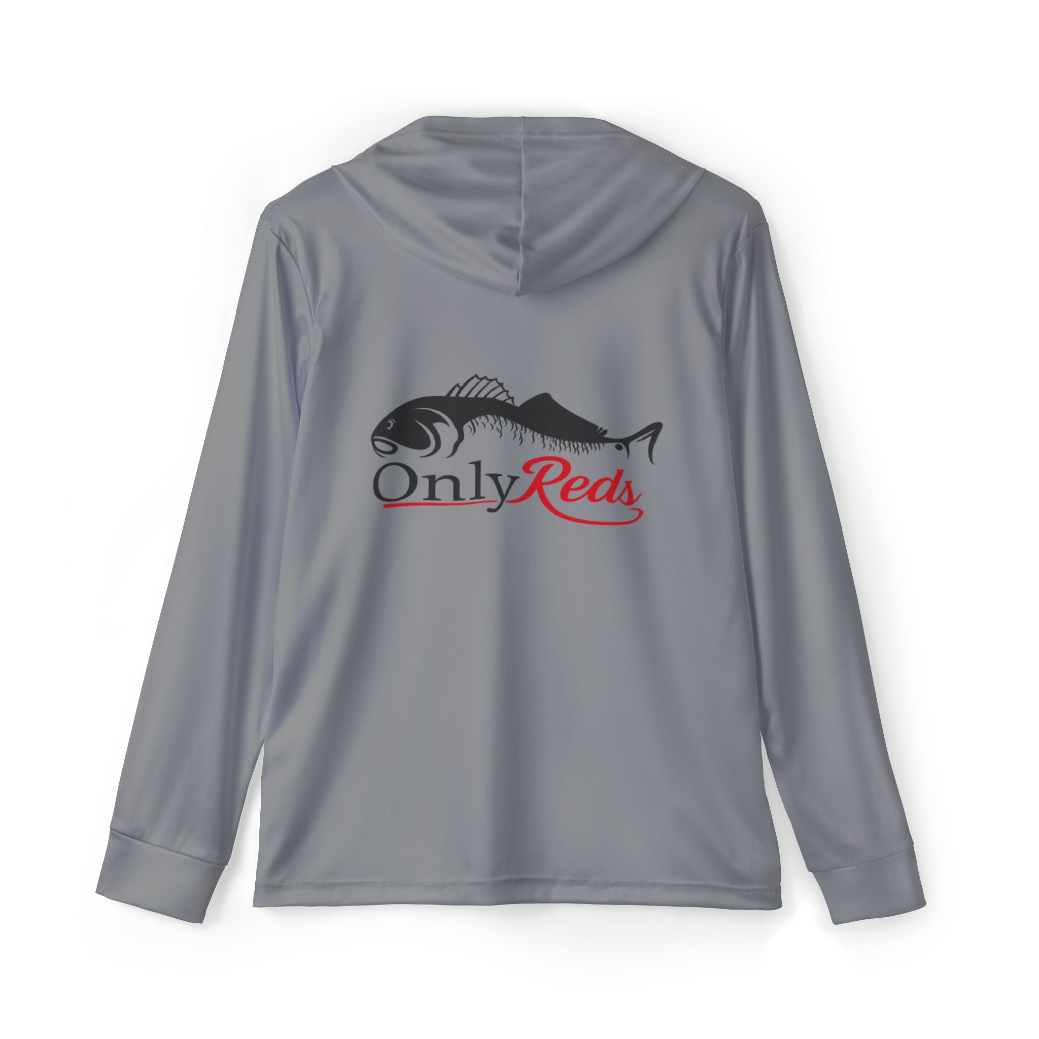 Copy of Copy of Fishing Hoodie — 'Only Reds' Lightweight Men's Sports Warmup Hoodie