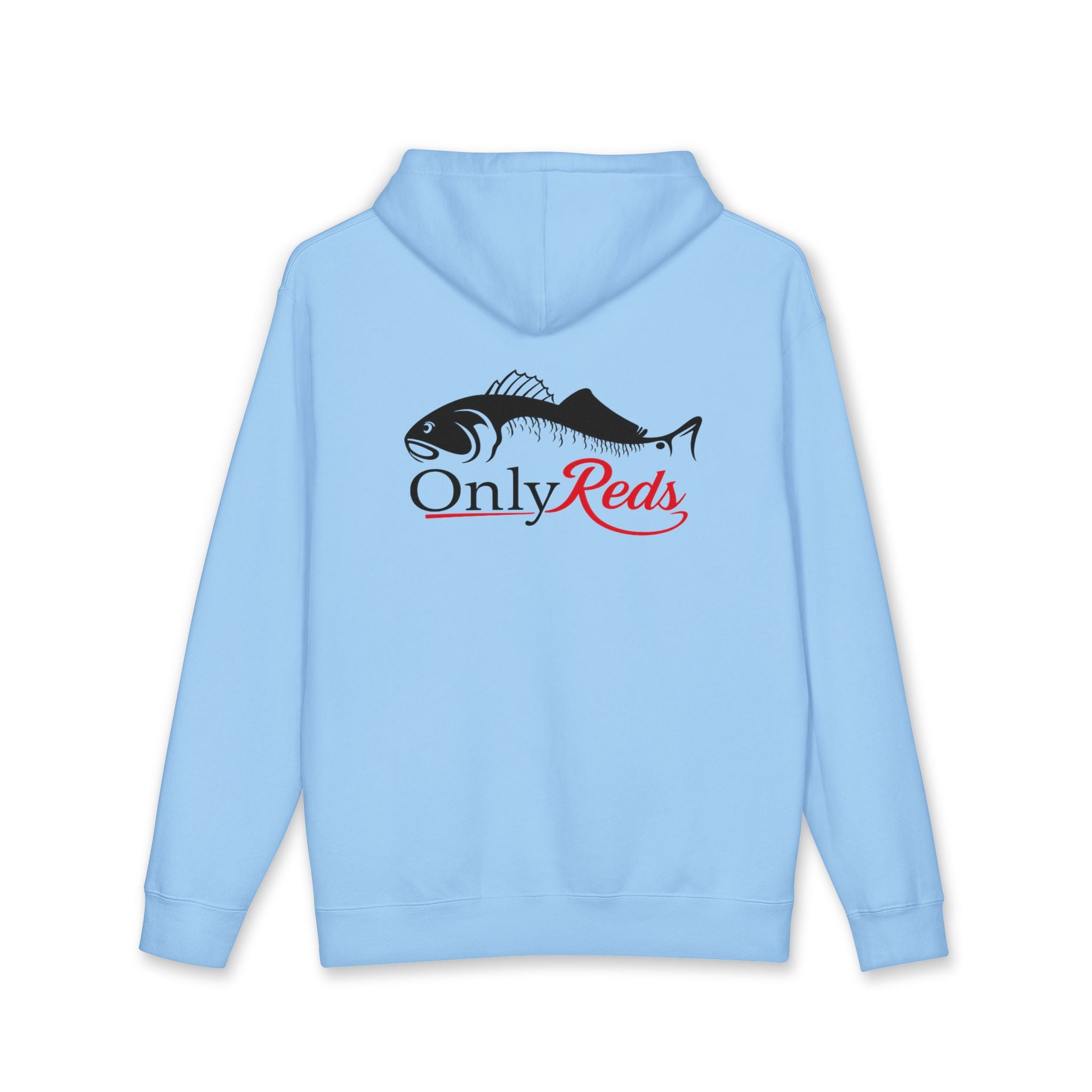 OnlyReds Fishing Hoodie — Graphic Fish Logo Pullover