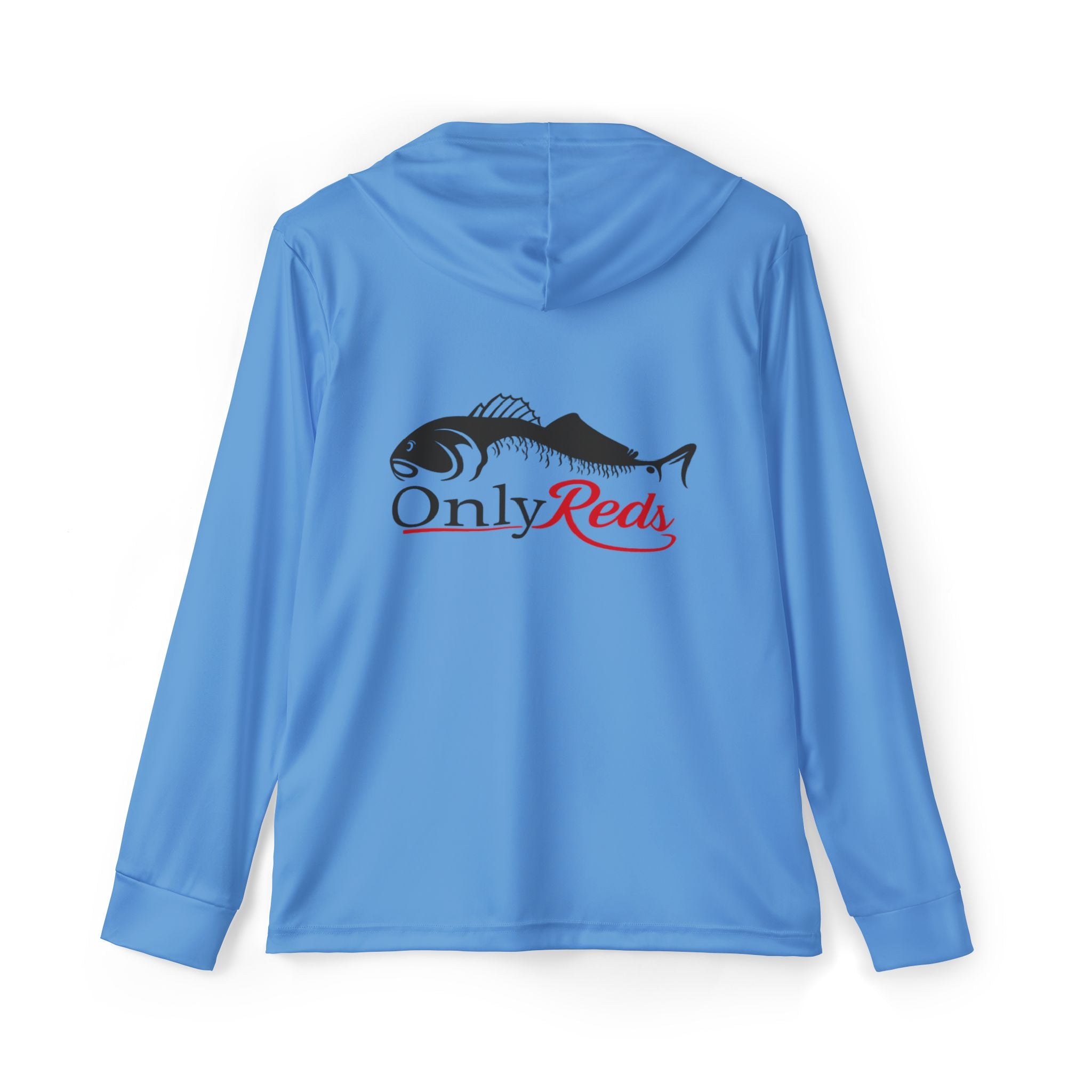 Fishing Hoodie — 'Only Reds' Lightweight Men's Sports Warmup Hoodie
