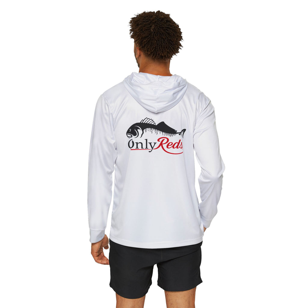 Copy of Fishing Hoodie — 'Only Reds' Lightweight Men's Sports Warmup Hoodie