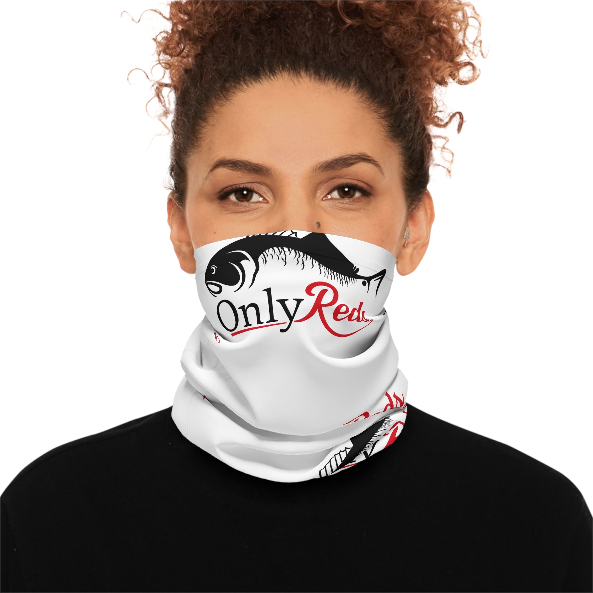 Neck Gaiter — 'Only Reds' Fishing Face Mask (All-Over Print)