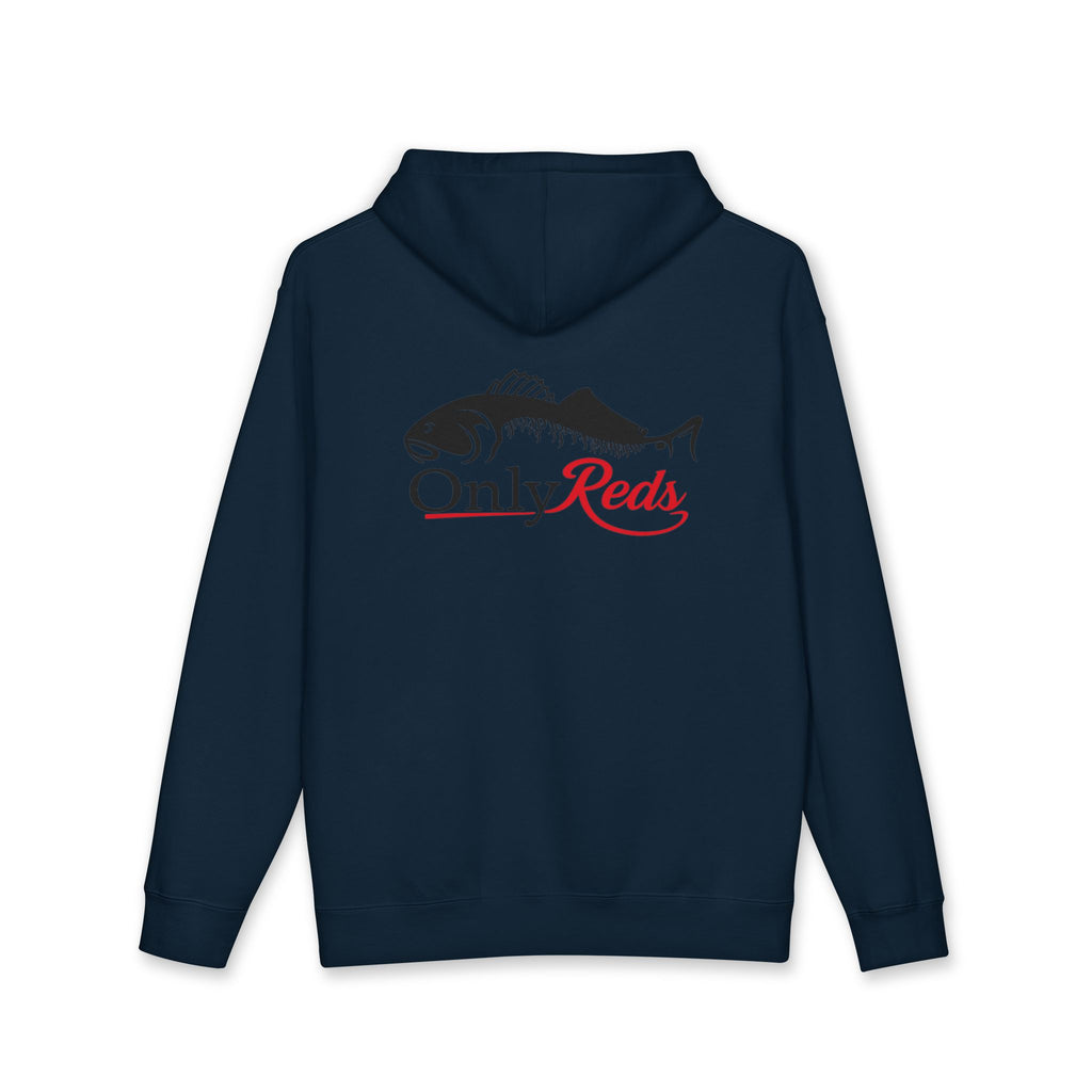 OnlyReds Fishing Hoodie — Graphic Fish Logo Pullover