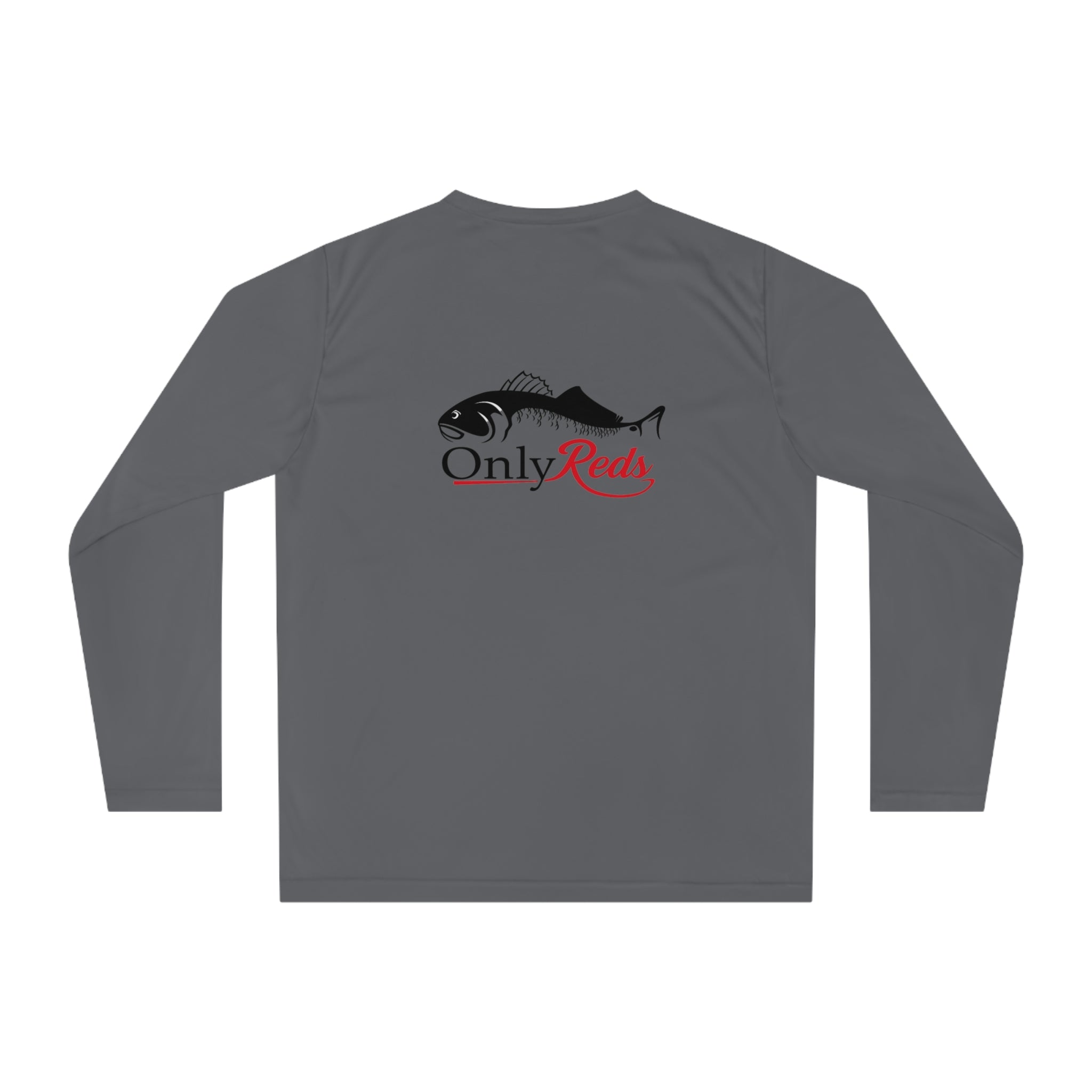 Performance Long Sleeve Shirt — "Only Reds" Fishing Logo