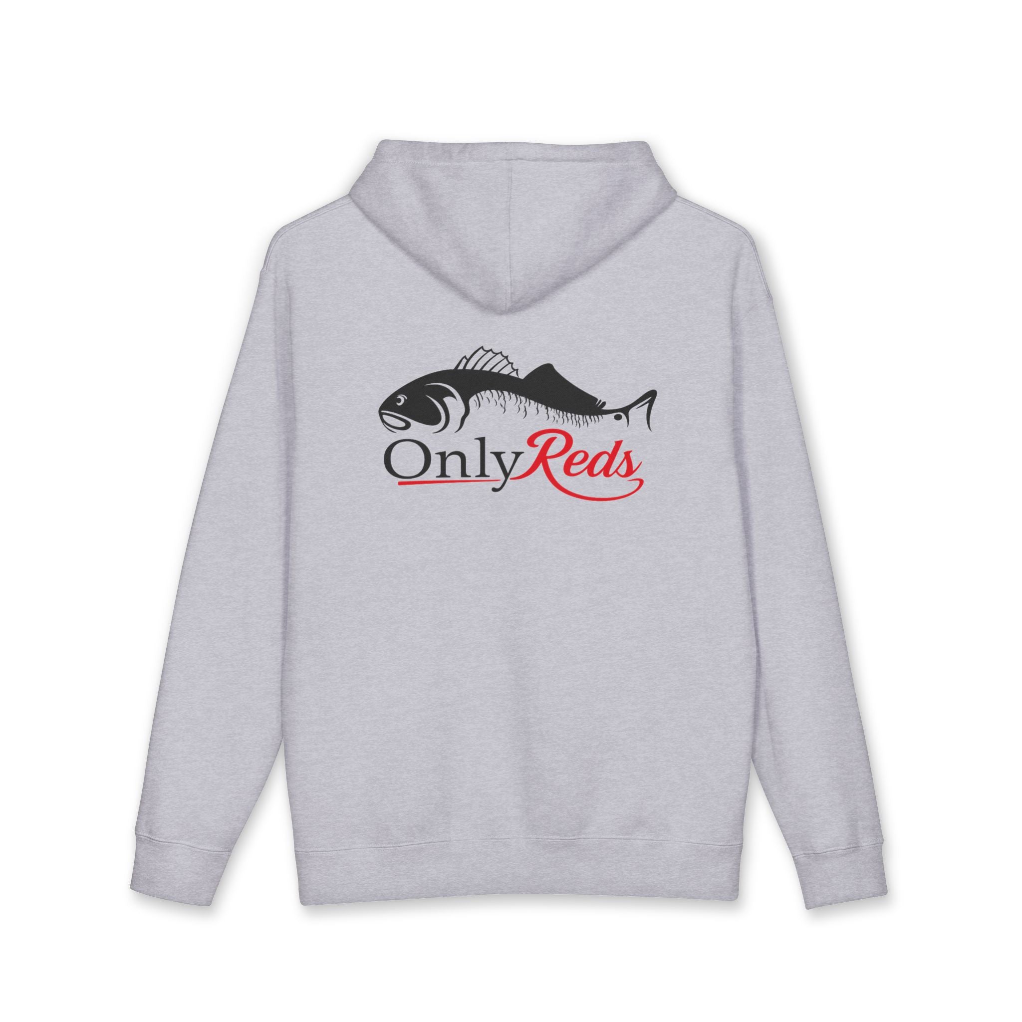 OnlyReds Fishing Hoodie — Graphic Fish Logo Pullover