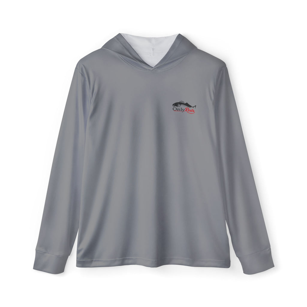 Copy of Copy of Fishing Hoodie — 'Only Reds' Lightweight Men's Sports Warmup Hoodie
