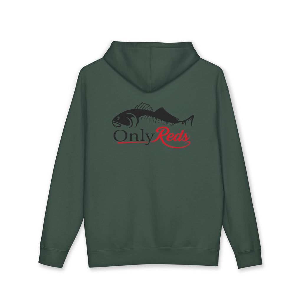 OnlyReds Fishing Hoodie — Graphic Fish Logo Pullover