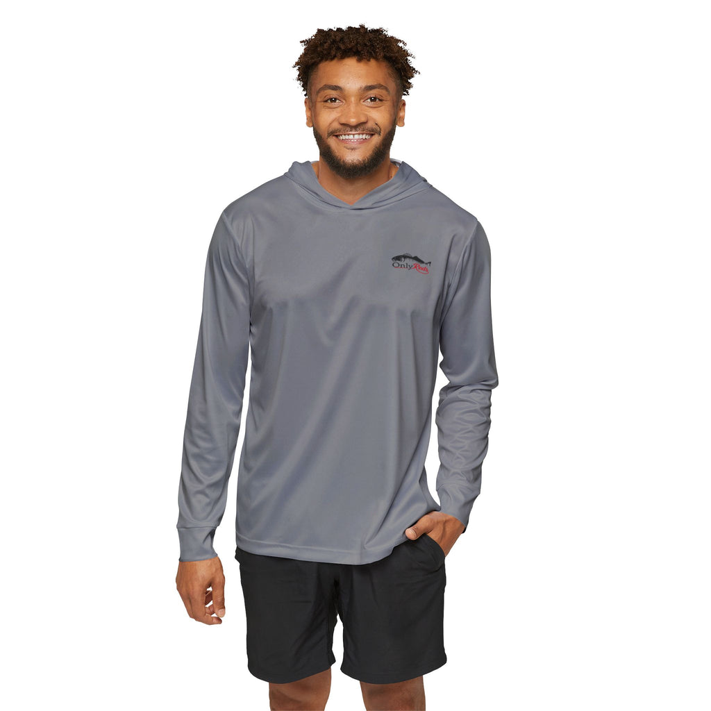 Copy of Copy of Fishing Hoodie — 'Only Reds' Lightweight Men's Sports Warmup Hoodie