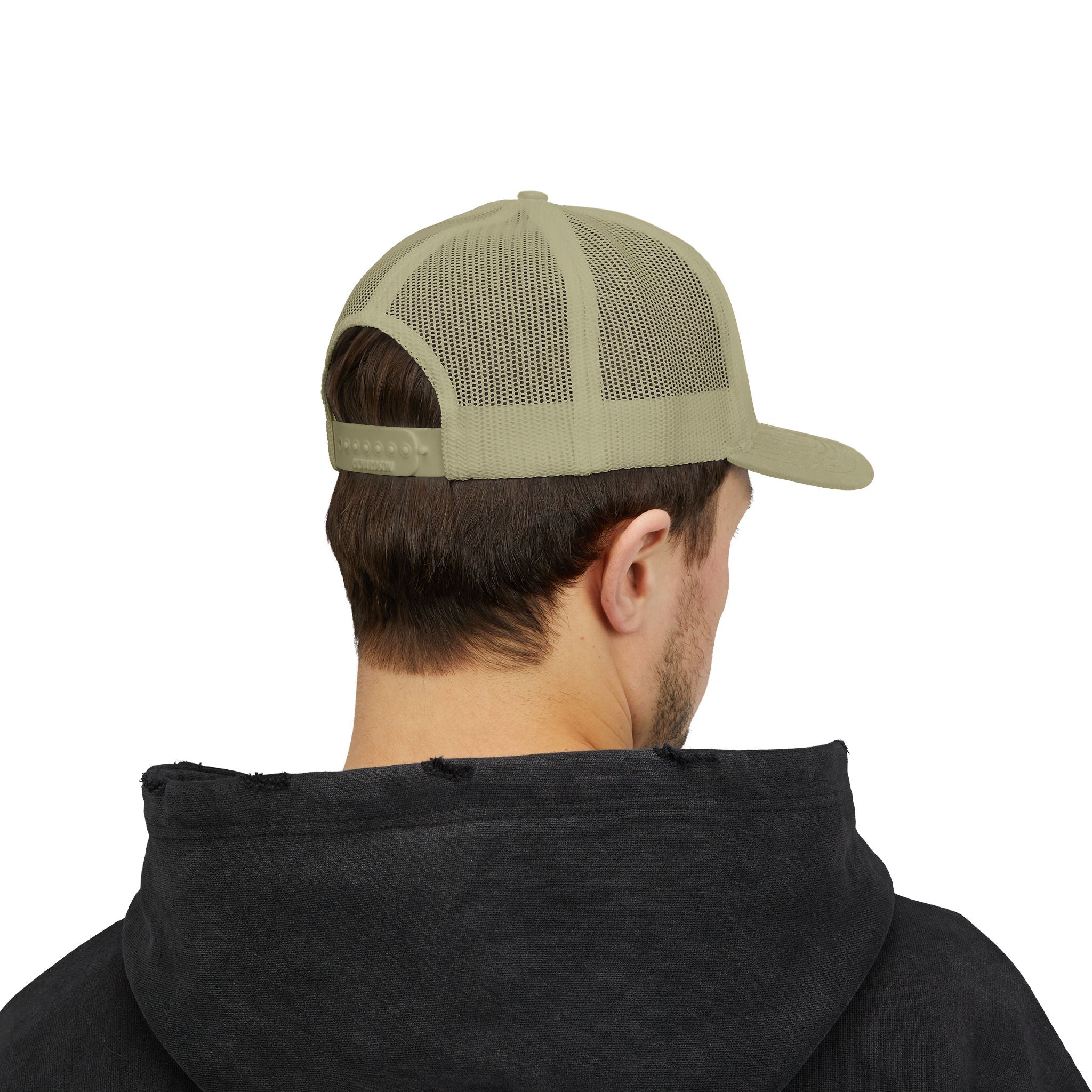 OnlyReds Fishing Trucker Cap — Embroidered Salmon Snapback Hat