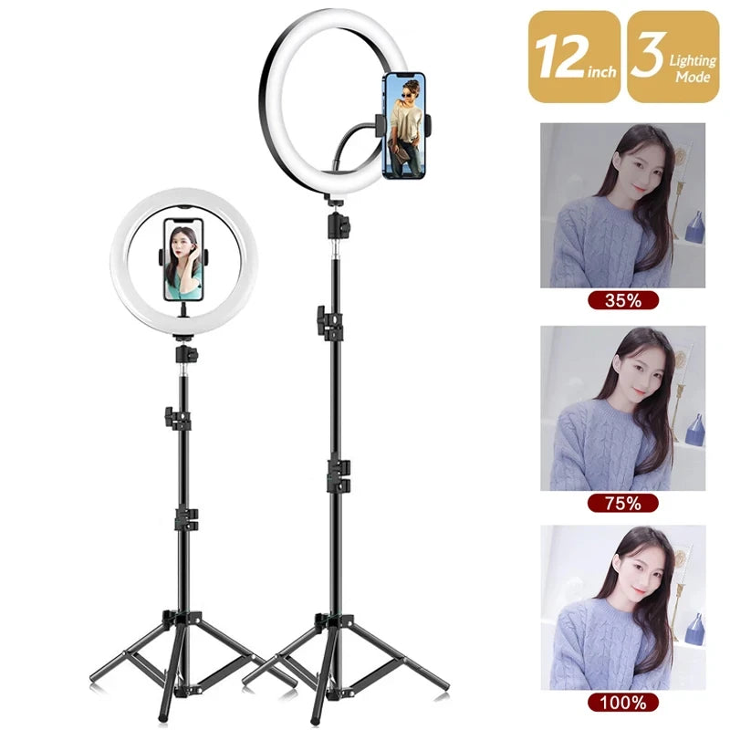 Portable LED Ring Light Tripod