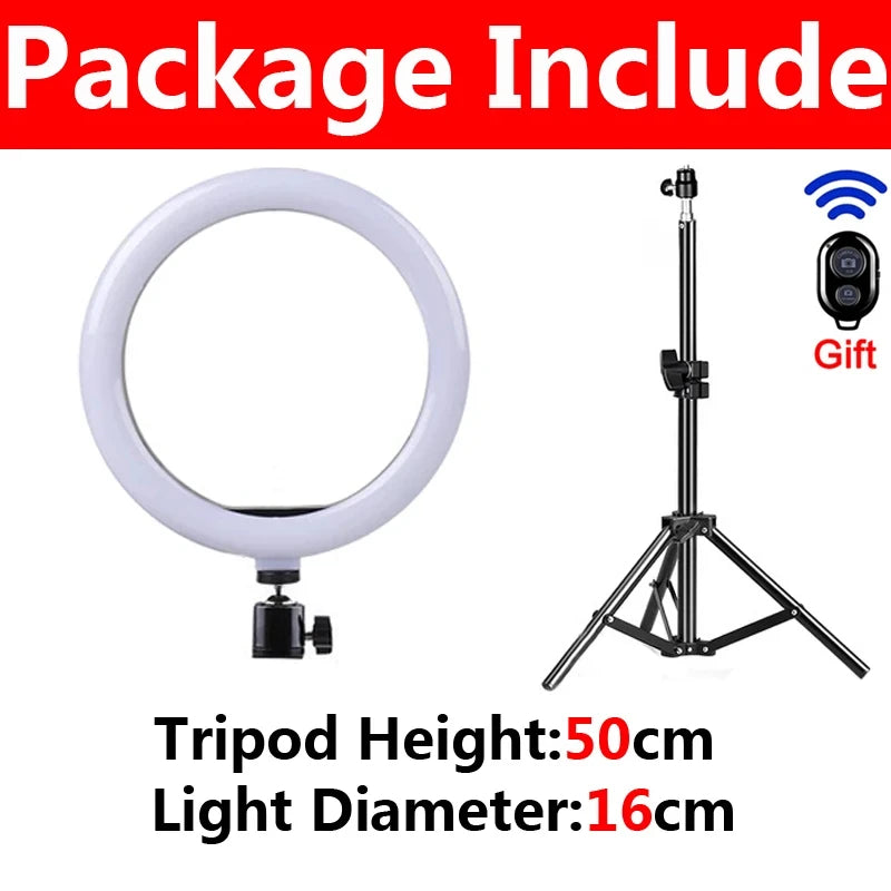 Portable LED Ring Light Tripod