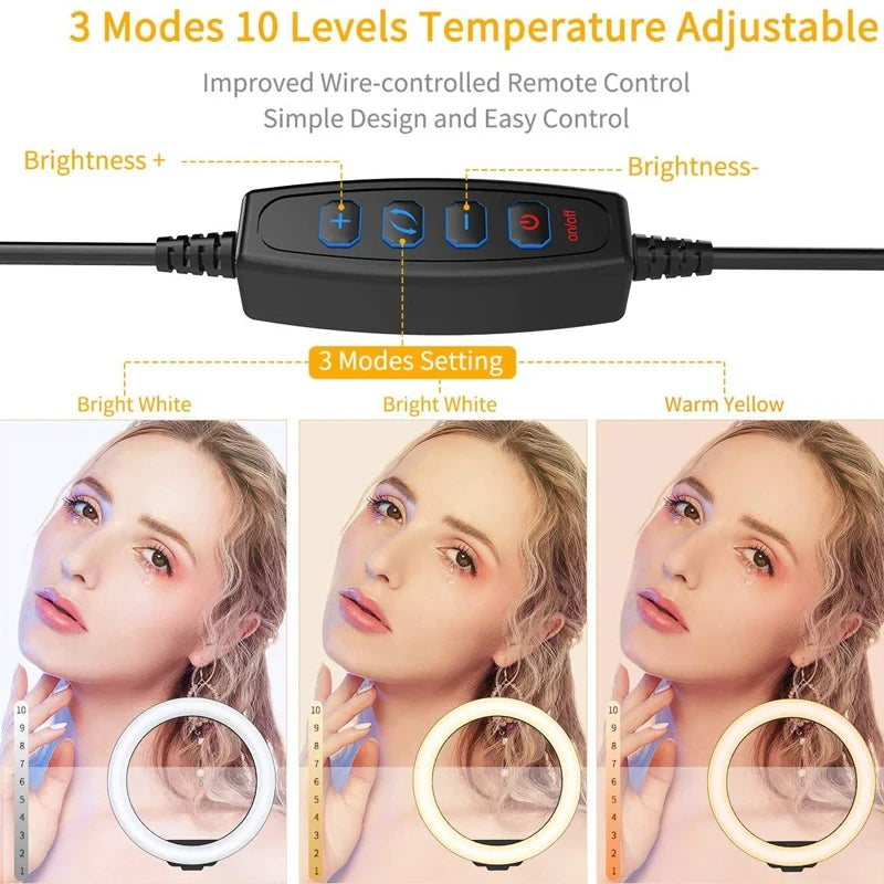 Portable LED Ring Light Tripod