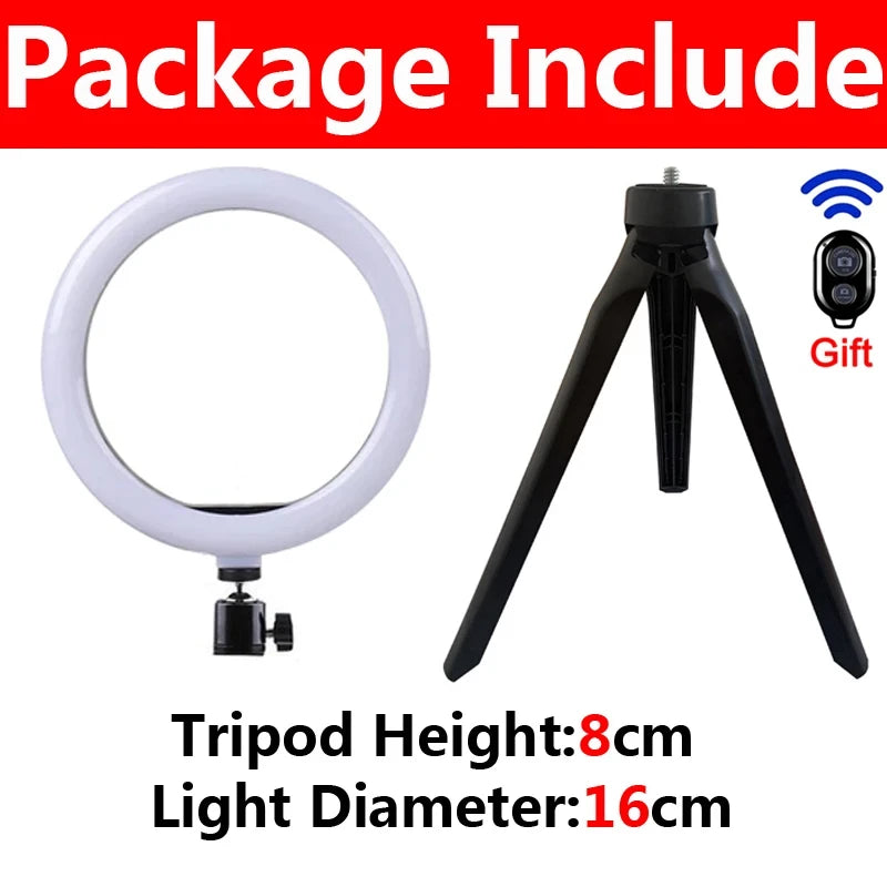 Portable LED Ring Light Tripod