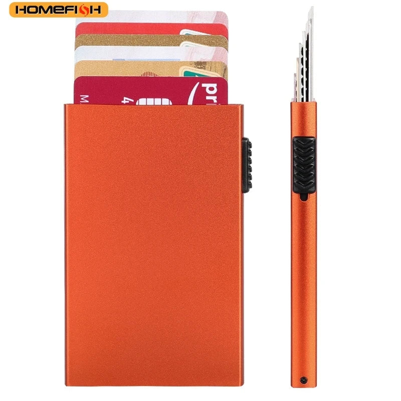 HOMEFISH Portable Metal Card Holder