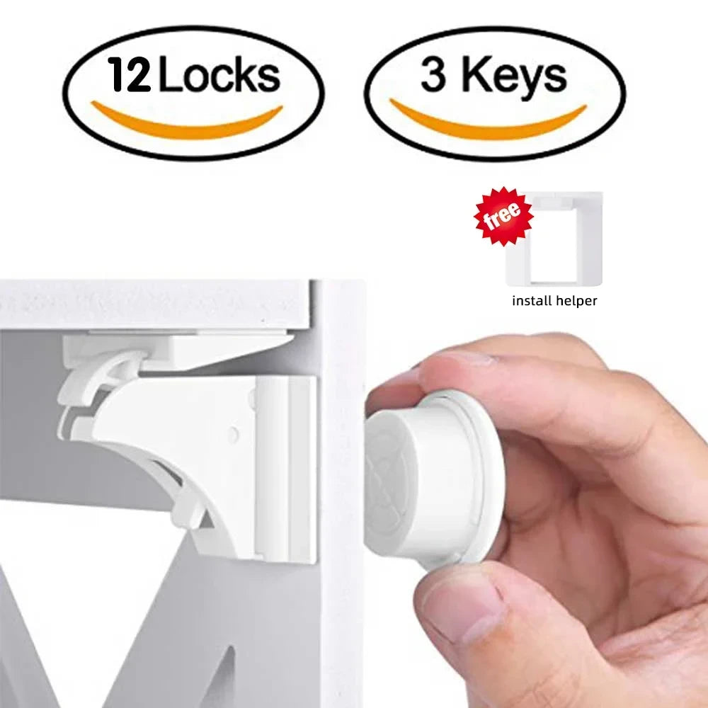 Magnetic Cabinet Safety Lock