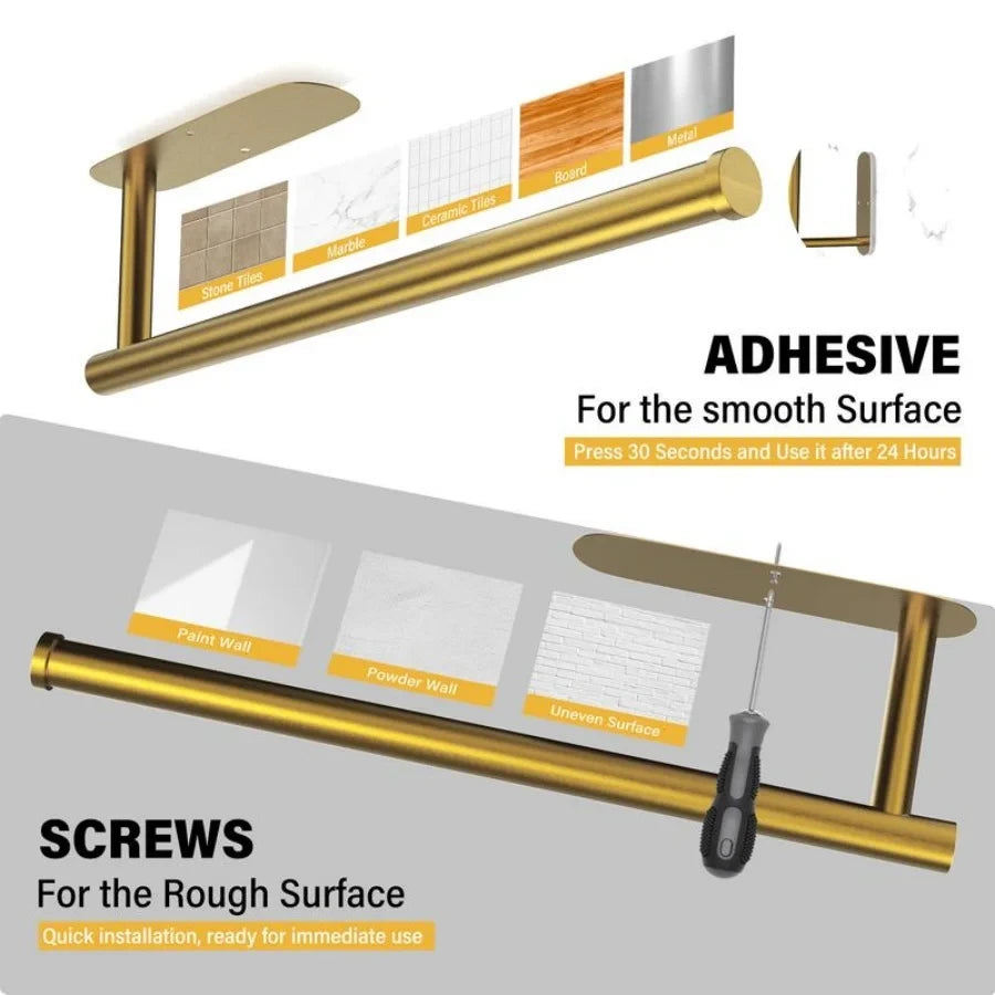 Stainless Steel Kitchen Paper Towel Holder