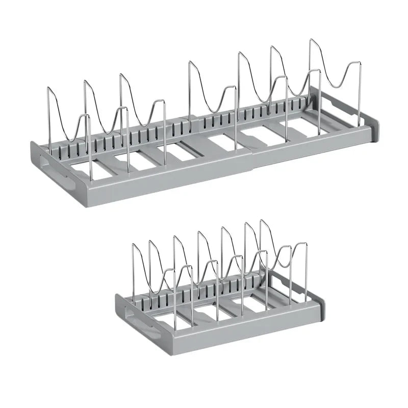 Expandable Stainless Steel Pan Organizer