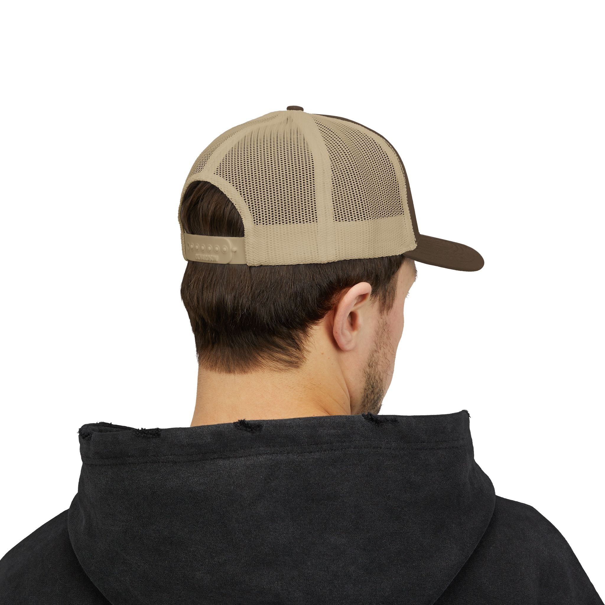 OnlyReds Fishing Trucker Cap — Embroidered Salmon Snapback Hat