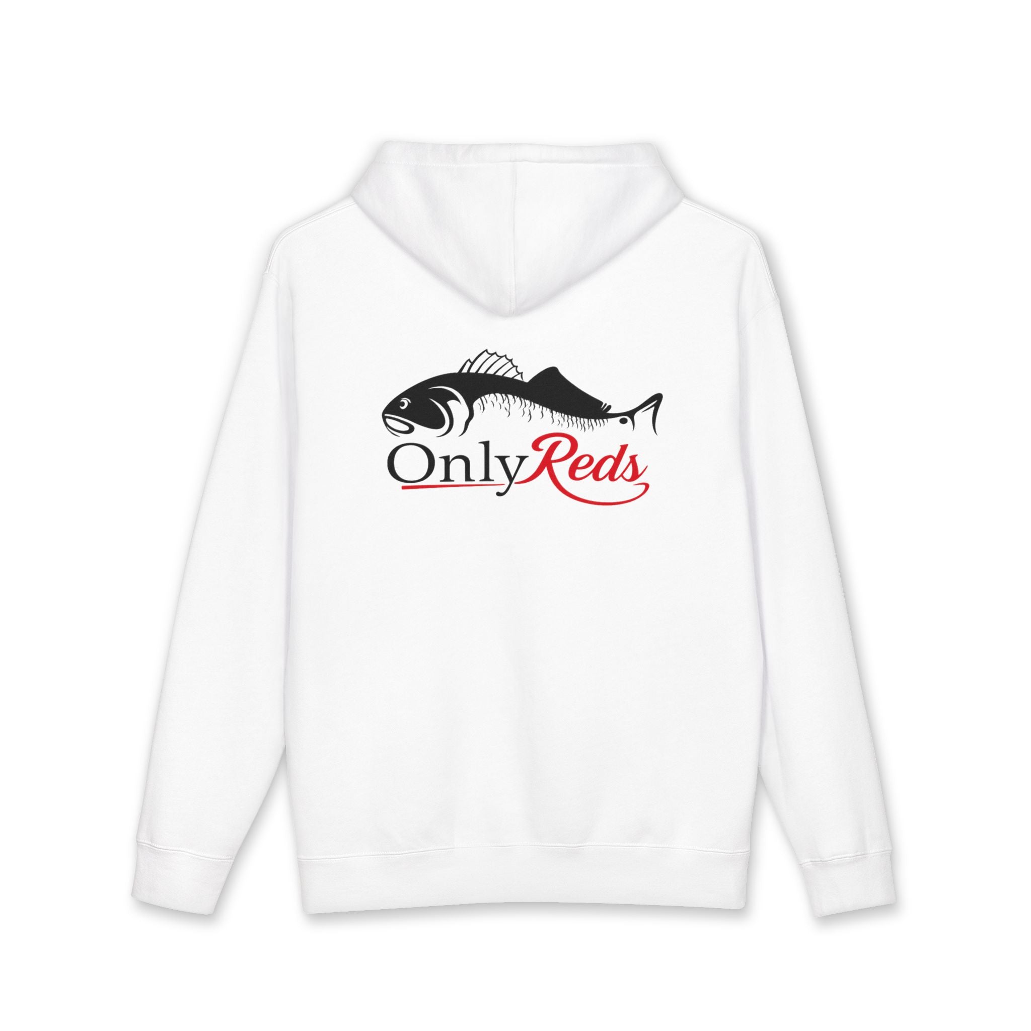 OnlyReds Fishing Hoodie — Graphic Fish Logo Pullover