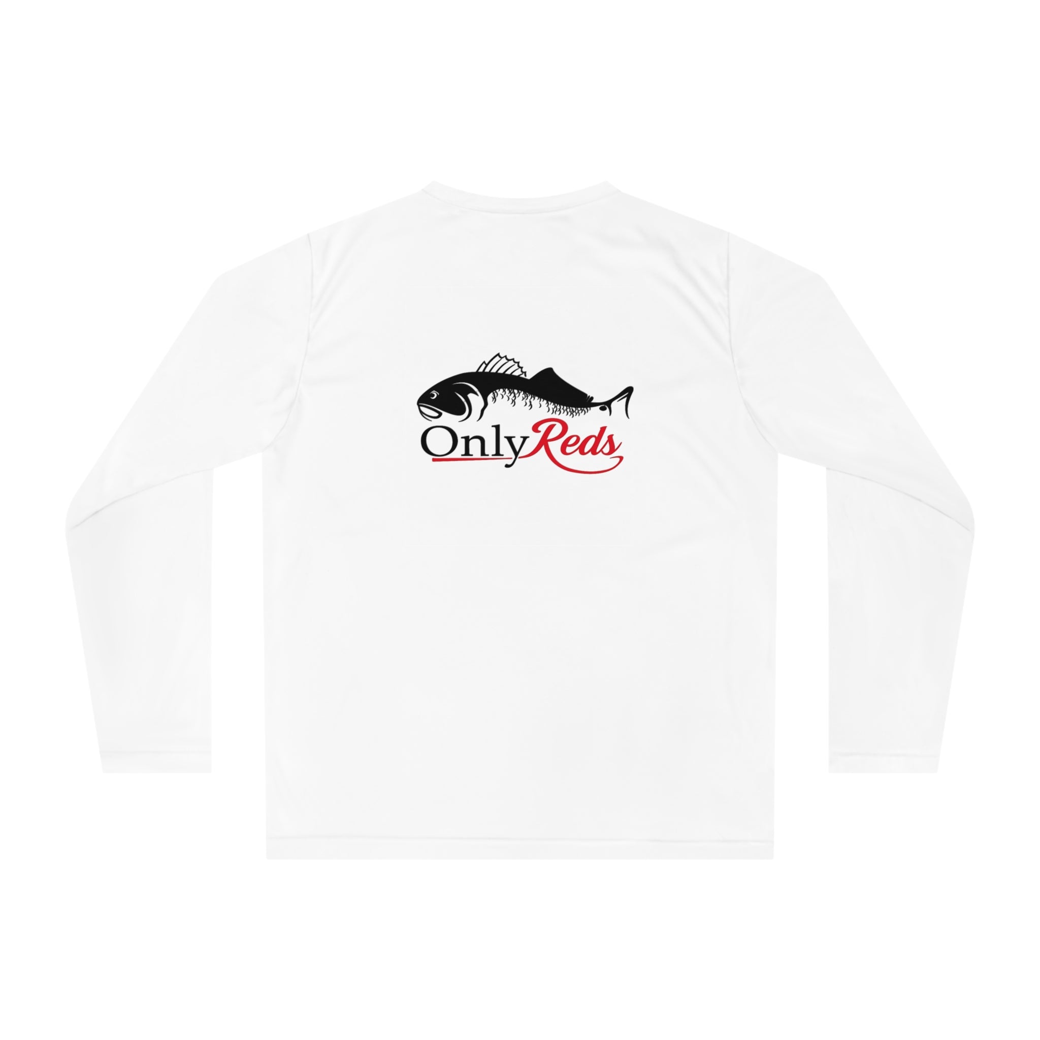 Performance Long Sleeve Shirt — "Only Reds" Fishing Logo