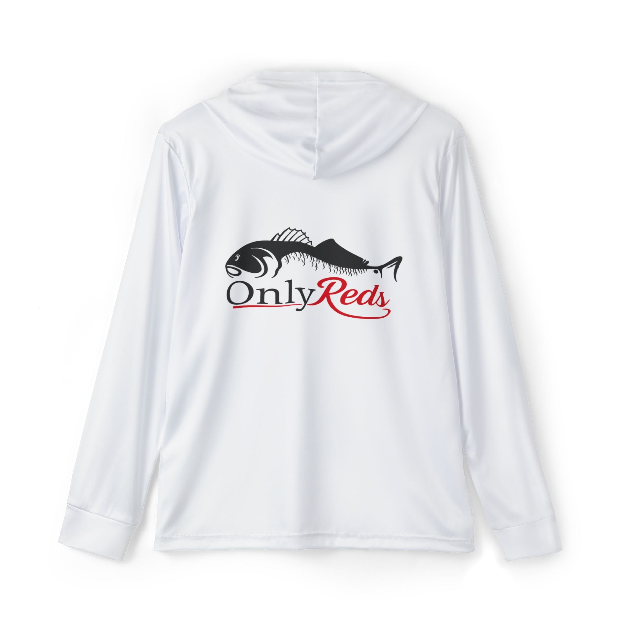 Copy of Fishing Hoodie — 'Only Reds' Lightweight Men's Sports Warmup Hoodie