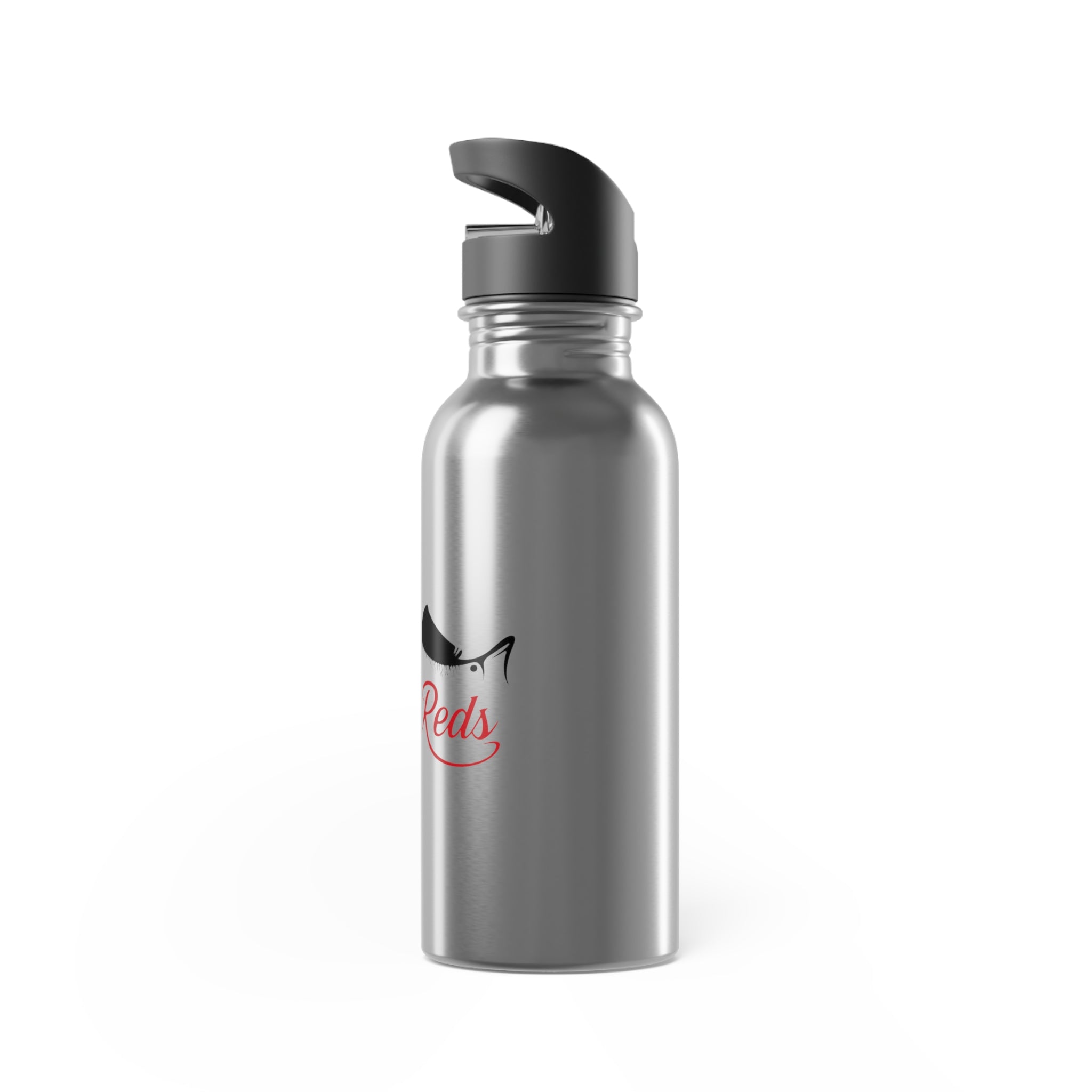 20oz Stainless Steel Water Bottle with Straw — 'OnlyKitties' Cat Silhouette Design