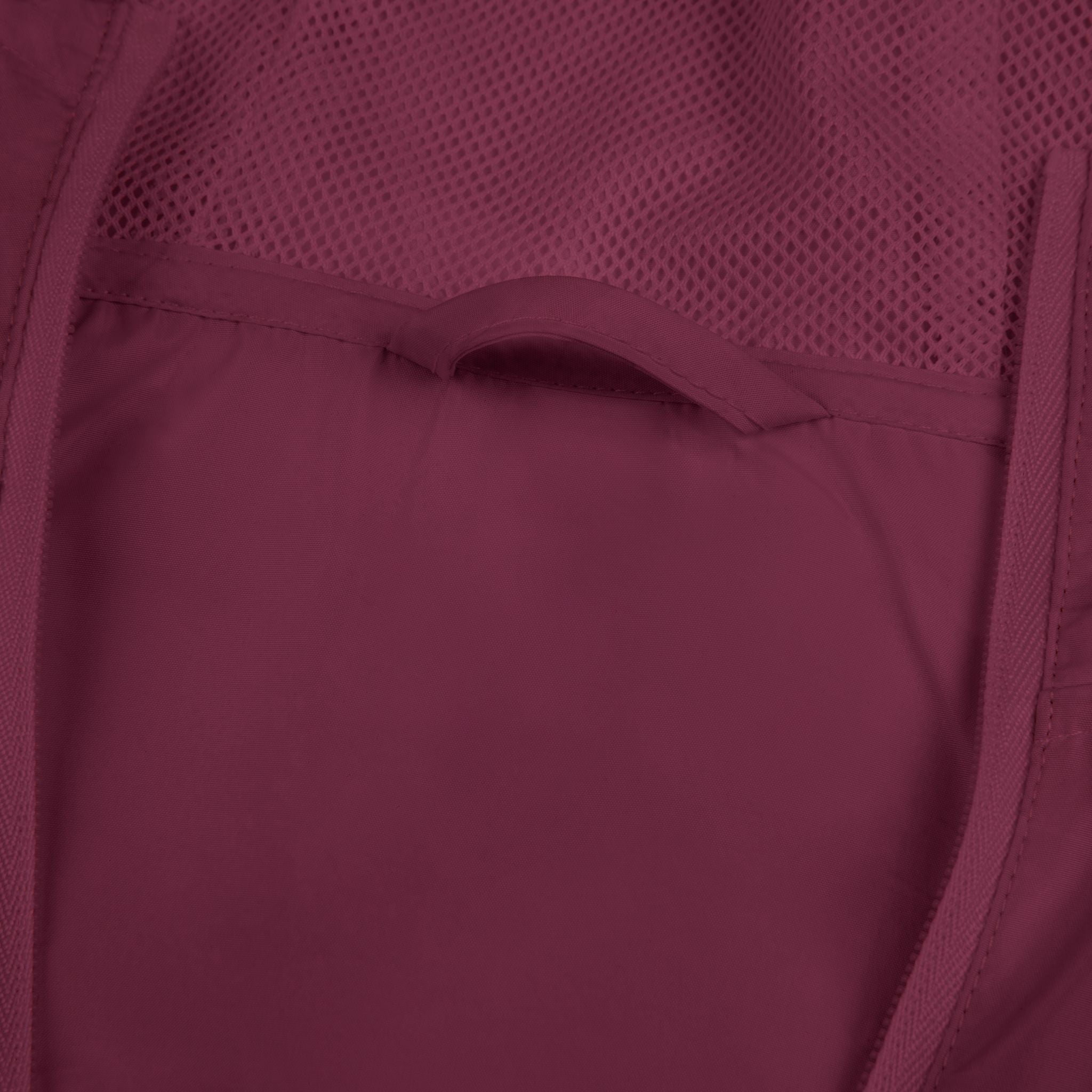 Windbreaker Jacket — "Only Reds" Mountain Logo Lightweight Hooded Windbreaker