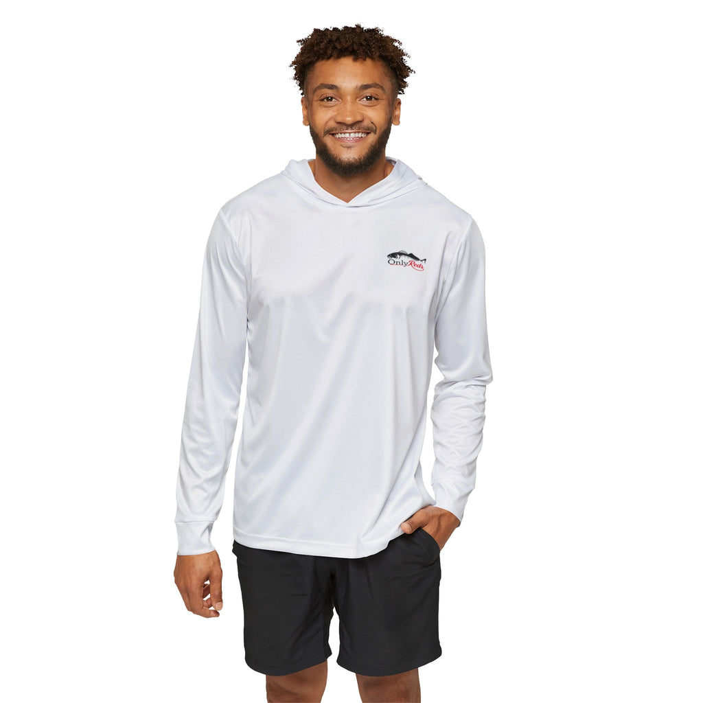 Copy of Fishing Hoodie — 'Only Reds' Lightweight Men's Sports Warmup Hoodie