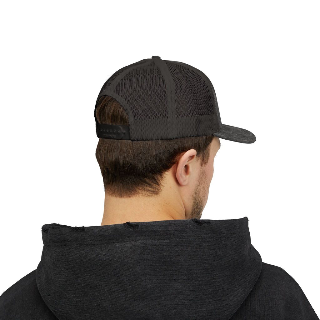 OnlyReds Fishing Trucker Cap — Embroidered Salmon Snapback Hat